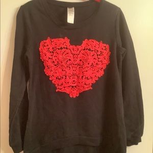 Long Sleeve Heart Tee